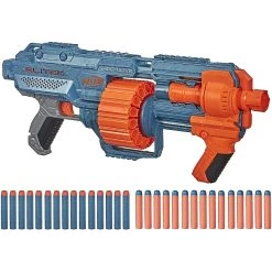 Le moins cher ✔️ Nerf pistolet Shockwave RD-15 et flechettes Elite 2.0 Officielles bleu orange 🎉