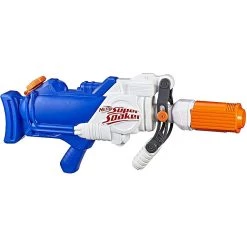Vente flash 🥰 Nerf pistolet a eau Super Soaker Hydra bleu blanc orange 🔥