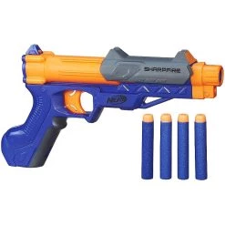Les meilleures critiques de 👍 Nerf pistolet Sharpfire Delta bleu orange noir ✨