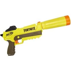 Le moins cher 💯 Nerf pistolet fortnite SP-L et Flechettes Elite Officielles jaune 🔔
