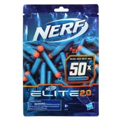 Tout neuf 🧨 Recharge De 50 Fléchettes Nerf Elite 2.0 - Hasbro 😍