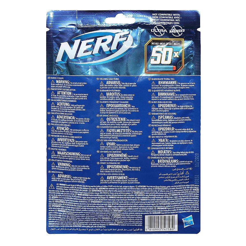 Tout neuf 🧨 Recharge De 50 Fléchettes Nerf Elite 2.0 - Hasbro 😍 6 Tout neuf 🧨 Recharge De 50 Fléchettes Nerf Elite 2.0 - Hasbro 😍 – Image 4